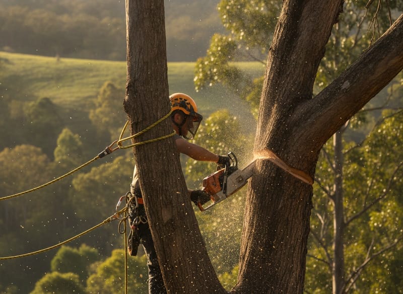 Tree Lopping performed by Sunshine Coast Arborist in the Sunshine Coast